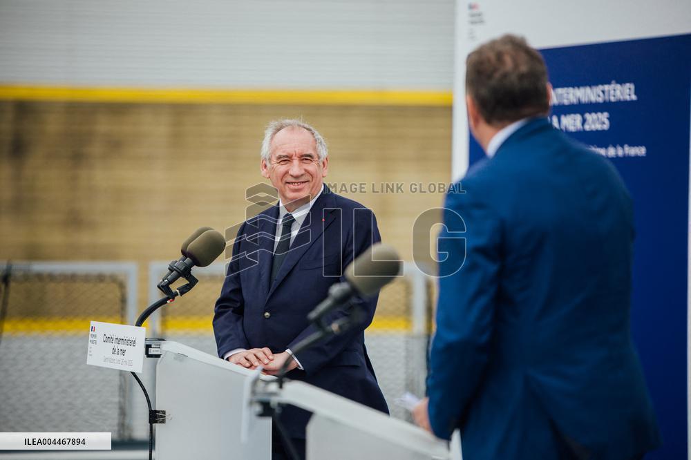 PM Bayrou Chairs A Interministerial Committee Of The Sea - Saint-Nazaire