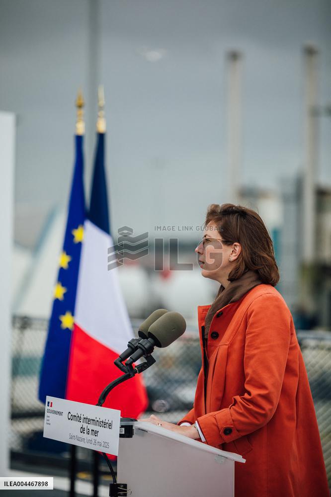 PM Bayrou Chairs A Interministerial Committee Of The Sea - Saint-Nazaire