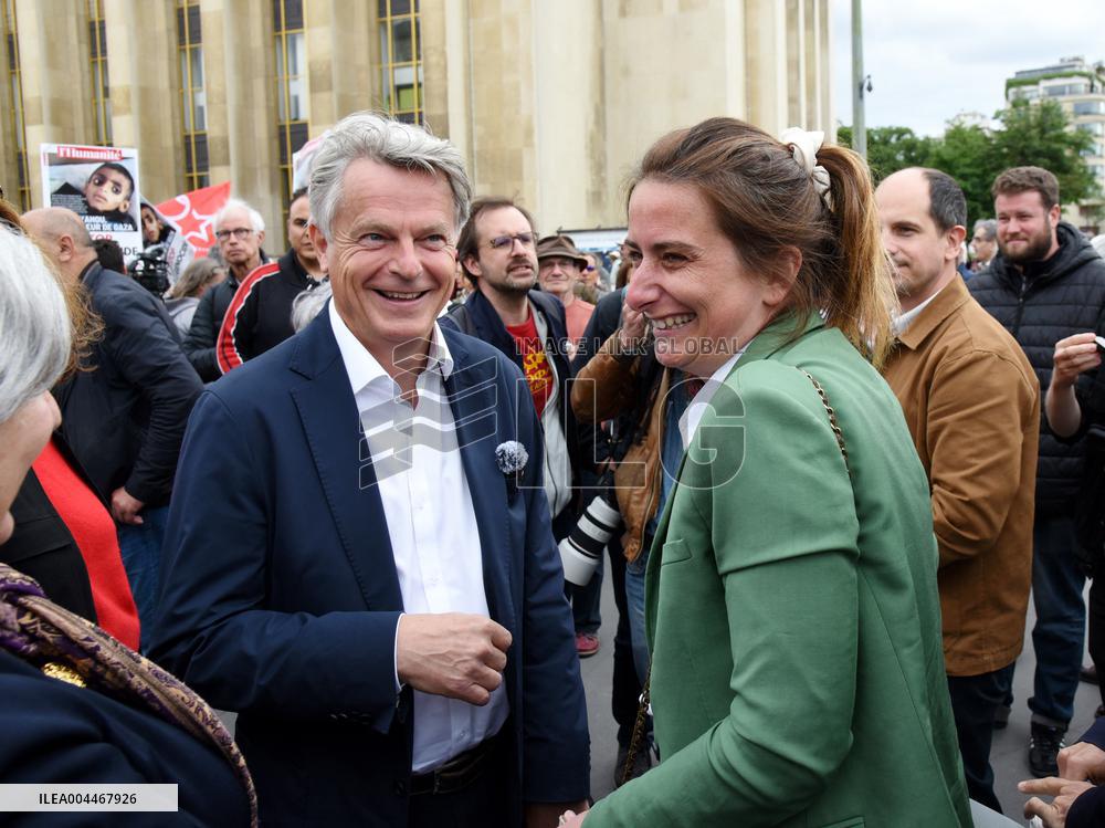 Rally In Support Of The Palestinian People - Paris