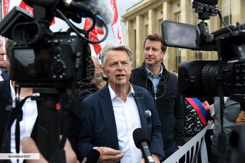 Rally In Support Of The Palestinian People - Paris