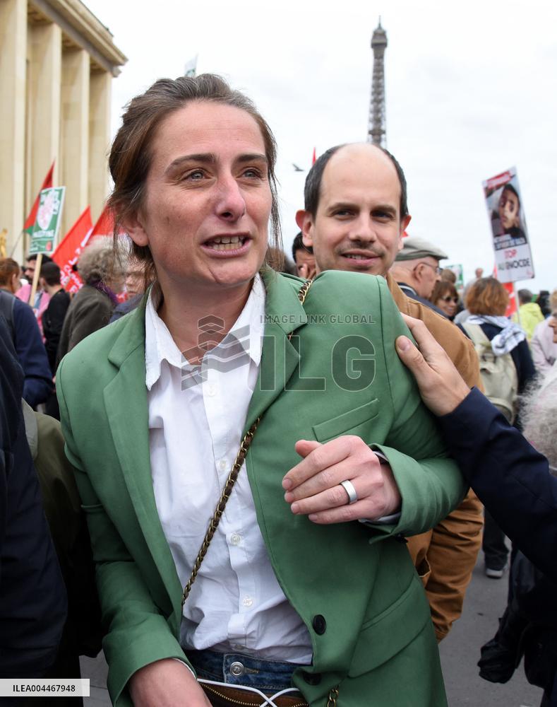 Rally In Support Of The Palestinian People - Paris