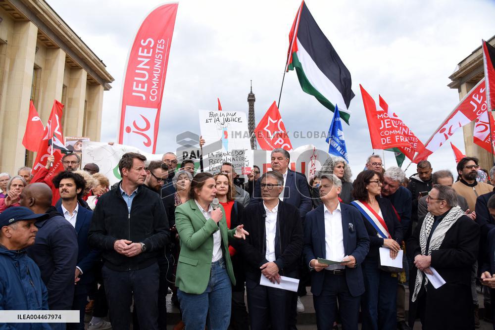 Rally In Support Of The Palestinian People - Paris