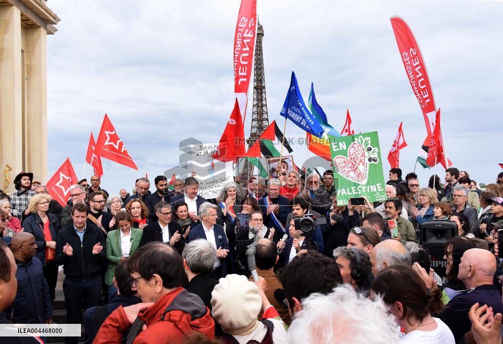 Rally In Support Of The Palestinian People - Paris