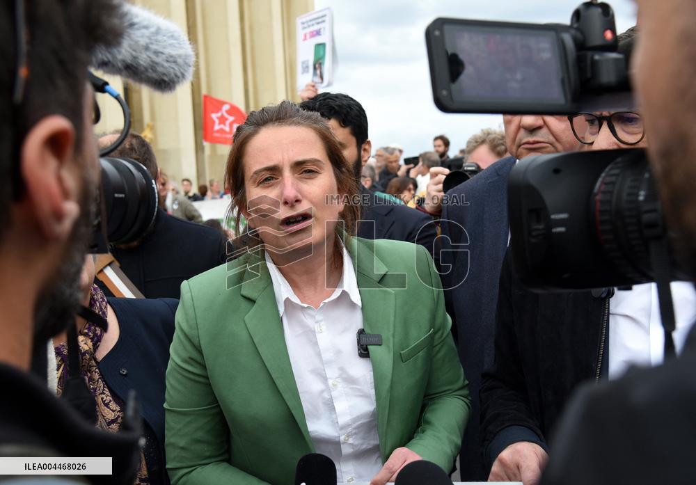 Rally In Support Of The Palestinian People - Paris