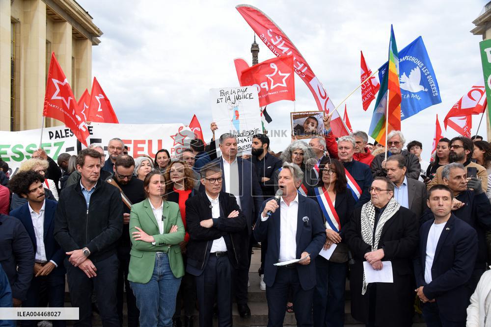 Rally In Support Of The Palestinian People - Paris