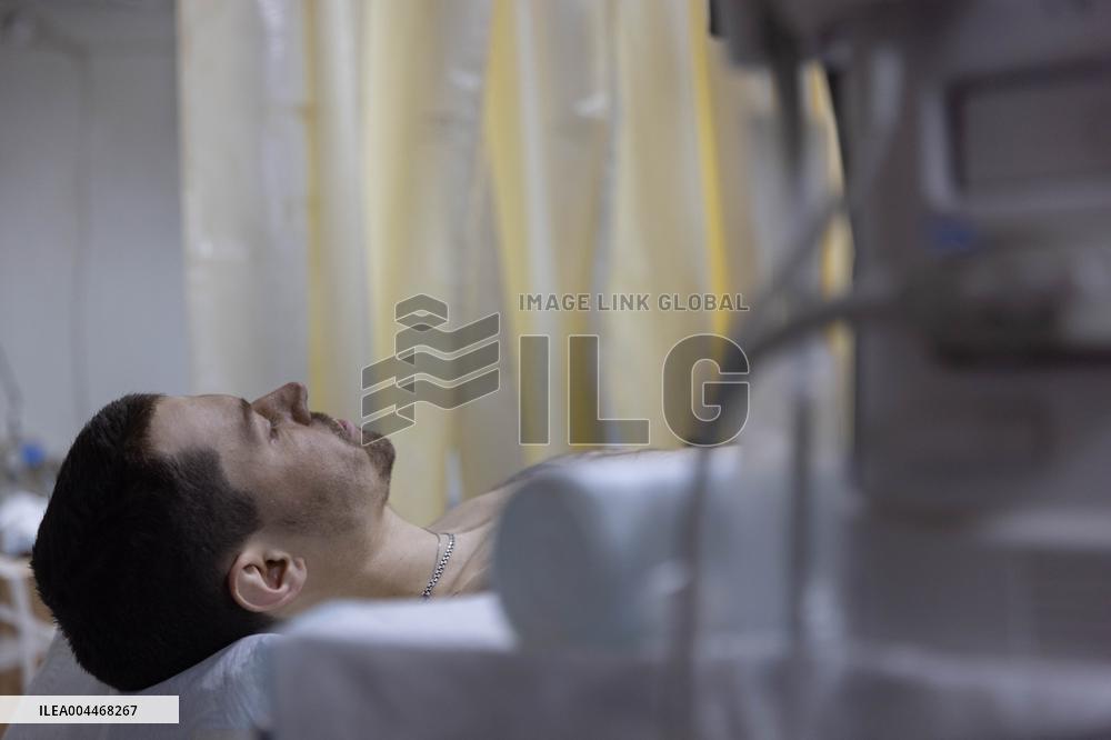 Ukrainian Medics Assist Wounded Soldier in Kharkiv