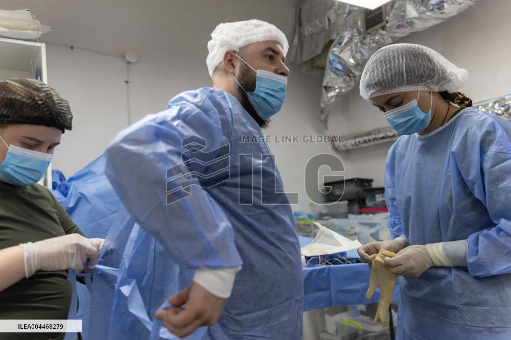 Ukrainian Medics Assist Wounded Soldier in Kharkiv