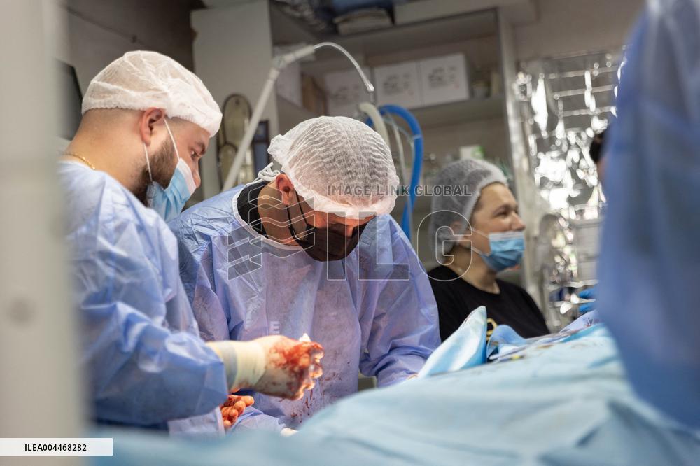 Ukrainian Medics Assist Wounded Soldier in Kharkiv