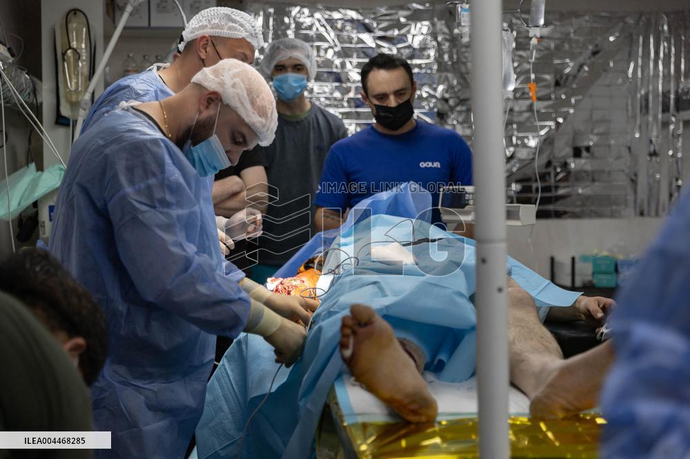 Ukrainian Medics Assist Wounded Soldier in Kharkiv