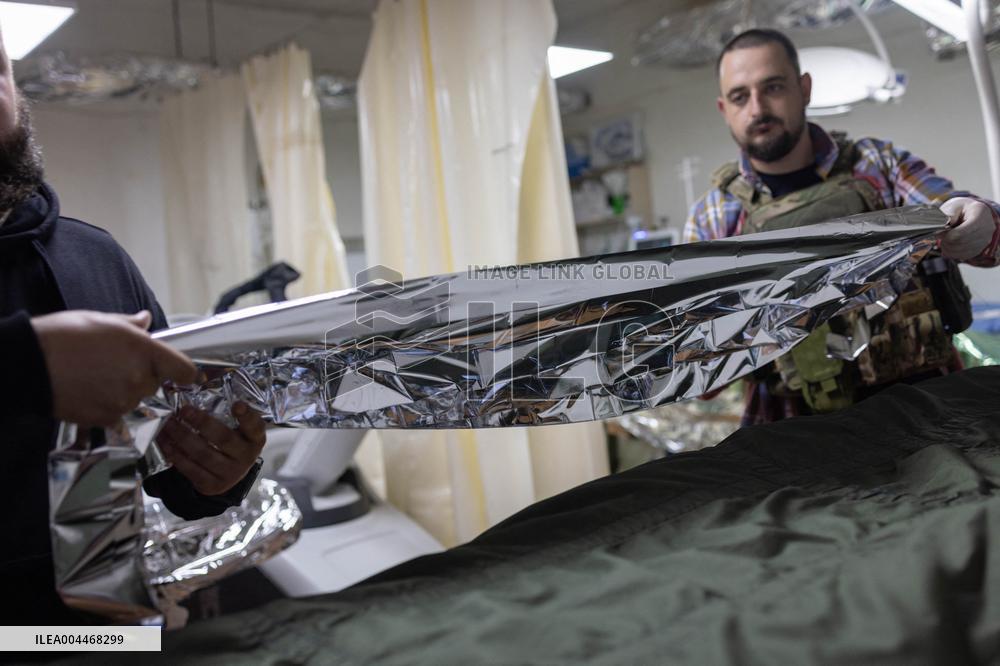 Ukrainian Medics Assist Wounded Soldier in Kharkiv