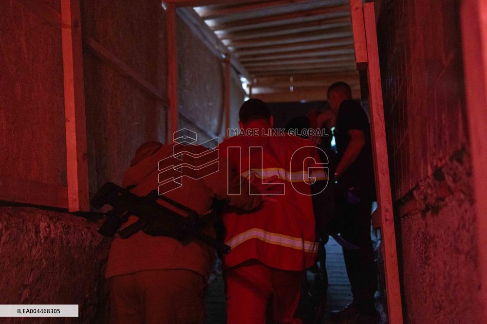 Ukrainian Medics Assist Wounded Soldier in Kharkiv