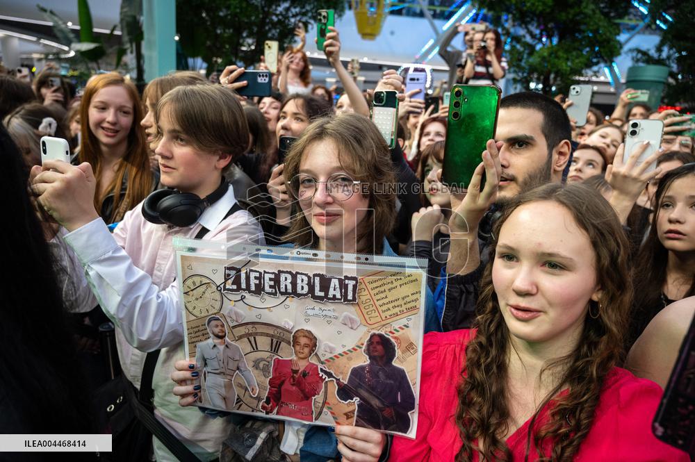 News conference of Ziferblat band after Eurovision 2025