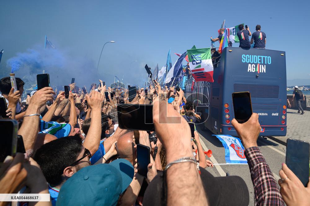 CALCIO - Serie A - SSC Napoli team celebrates championship victory