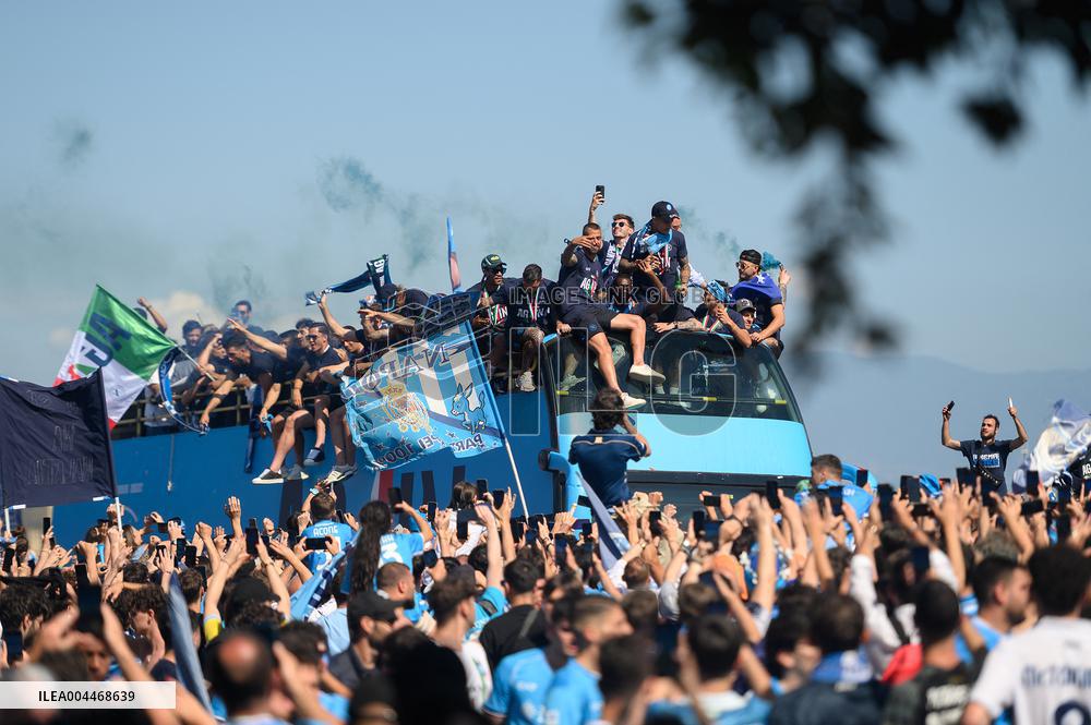 CALCIO - Serie A - SSC Napoli team celebrates championship victory