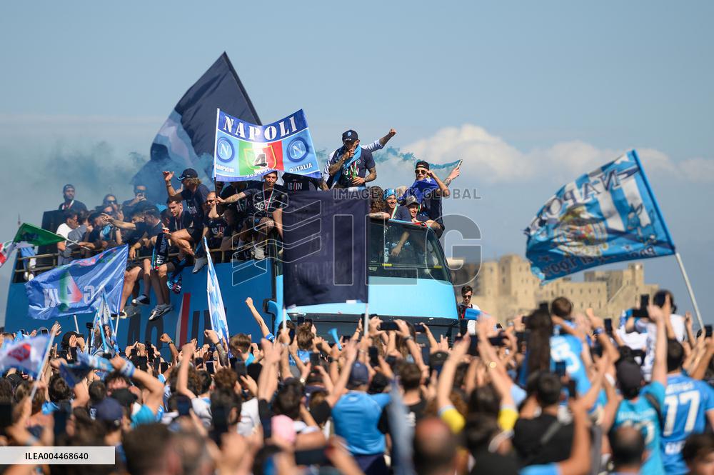 CALCIO - Serie A - SSC Napoli team celebrates championship victory
