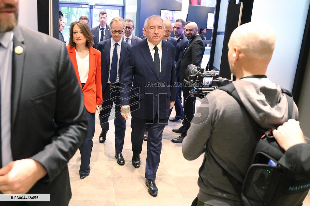 Exclusive - Francois Bayrou On RMC/BFMTV - Paris