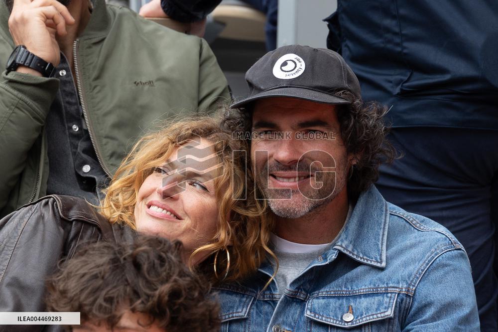 2025 French Open - Celebrities In Stand Day 3 NB