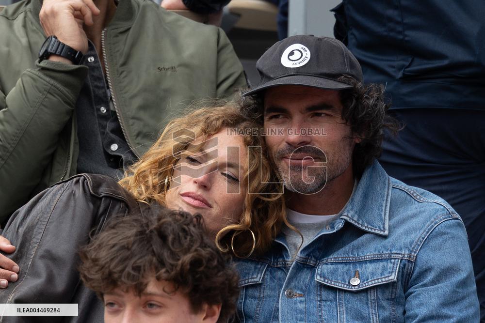 2025 French Open - Celebrities In Stand Day 3 NB