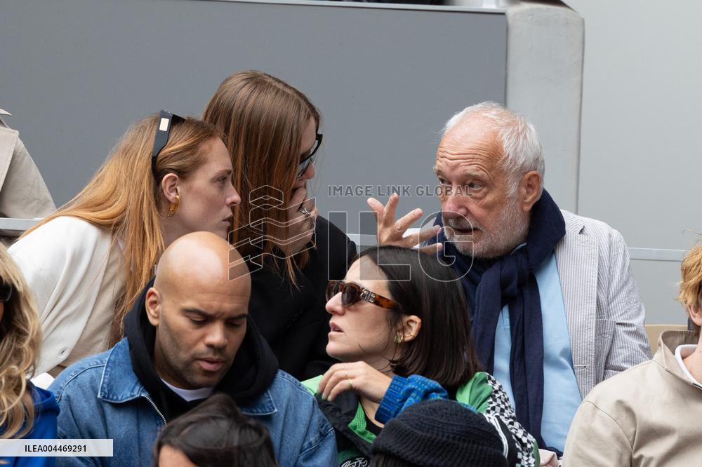2025 French Open - Celebrities In Stand Day 3 NB