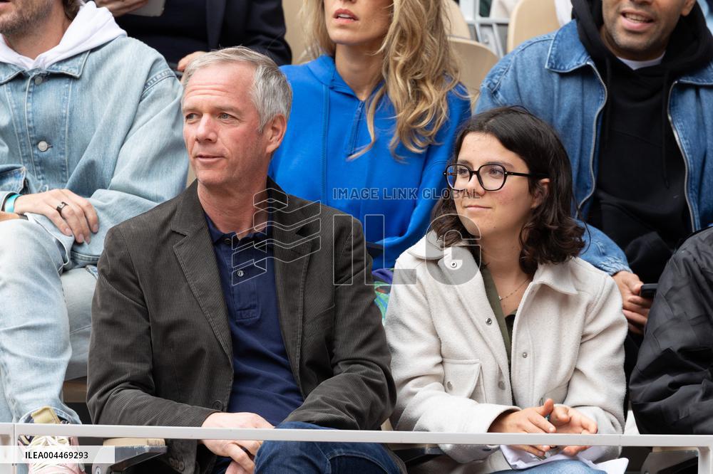 2025 French Open - Celebrities In Stand Day 3 NB