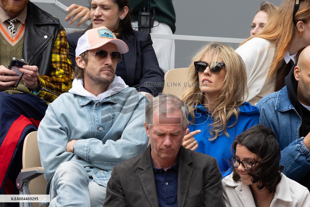 2025 French Open - Celebrities In Stand Day 3 NB