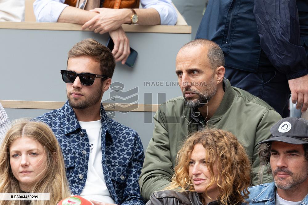 2025 French Open - Celebrities In Stand Day 3 NB