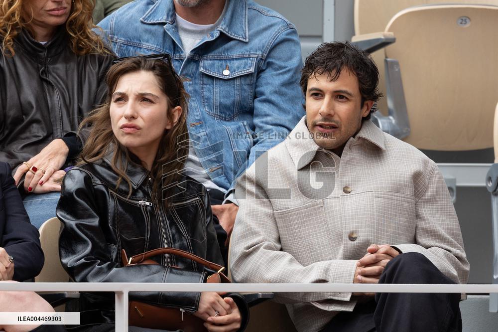 2025 French Open - Celebrities In Stand Day 3 NB