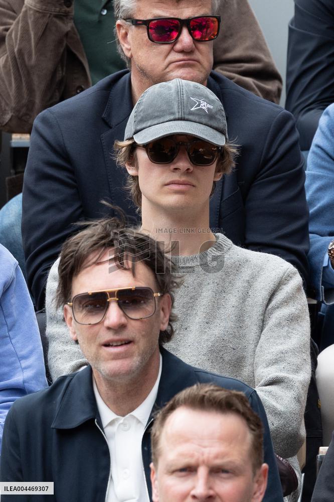 2025 French Open - Celebrities In Stand Day 3 NB