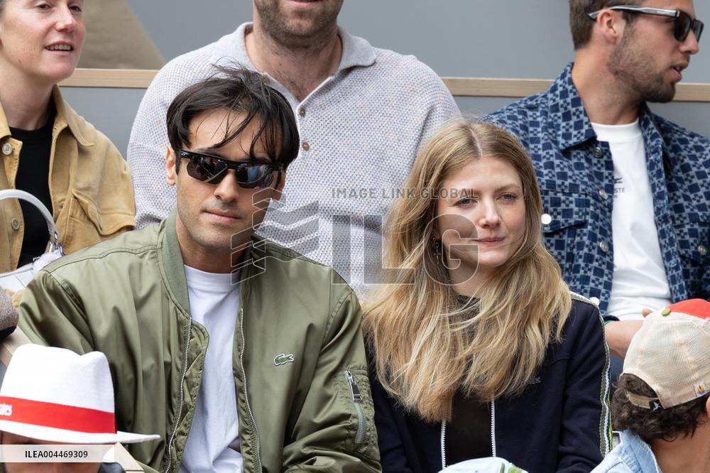 2025 French Open - Celebrities In Stand Day 3 NB