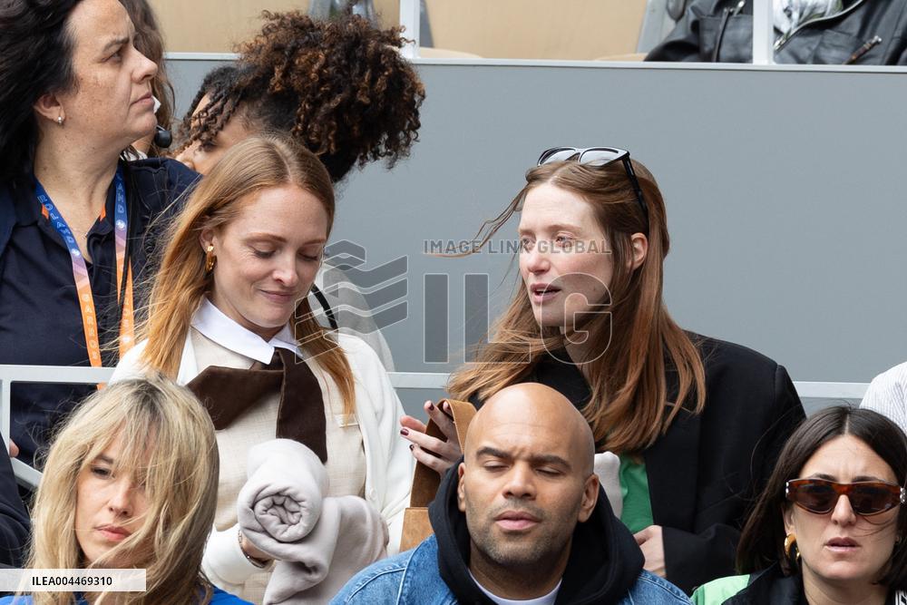 2025 French Open - Celebrities In Stand Day 3 NB