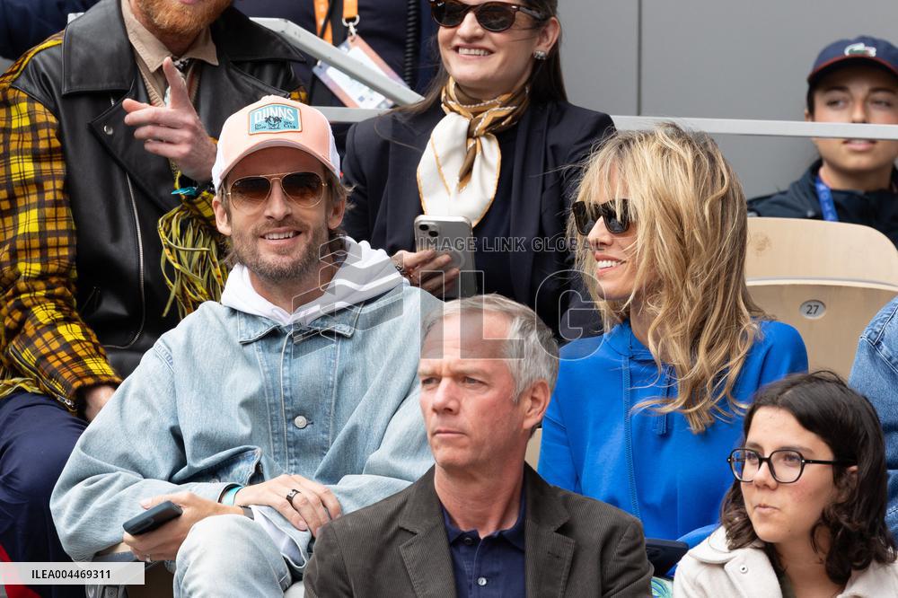 2025 French Open - Celebrities In Stand Day 3 NB
