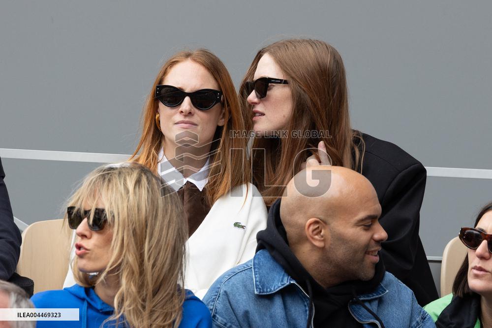 2025 French Open - Celebrities In Stand Day 3 NB