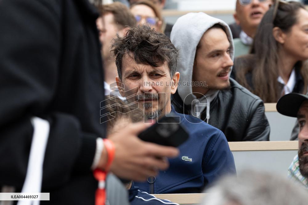 2025 French Open - Celebrities In Stand Day 3 NB