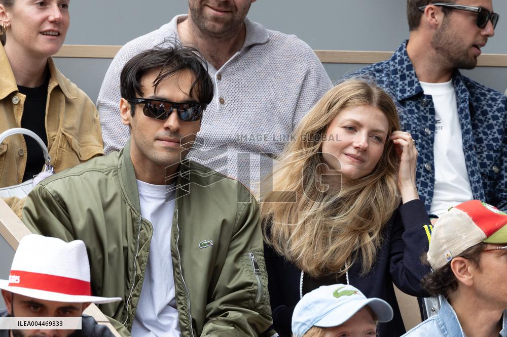 2025 French Open - Celebrities In Stand Day 3 NB