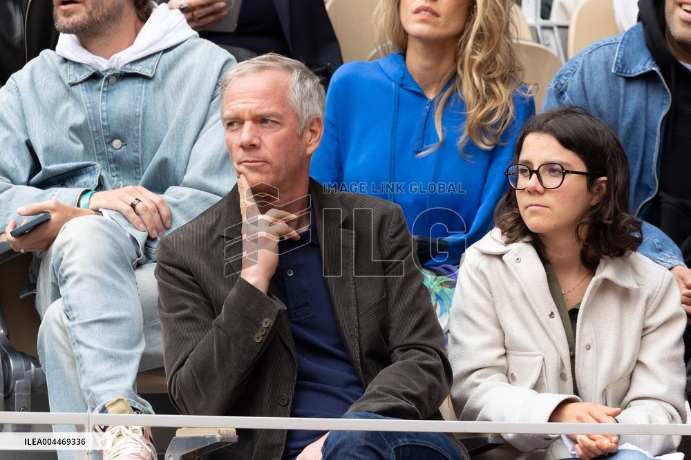 2025 French Open - Celebrities In Stand Day 3 NB