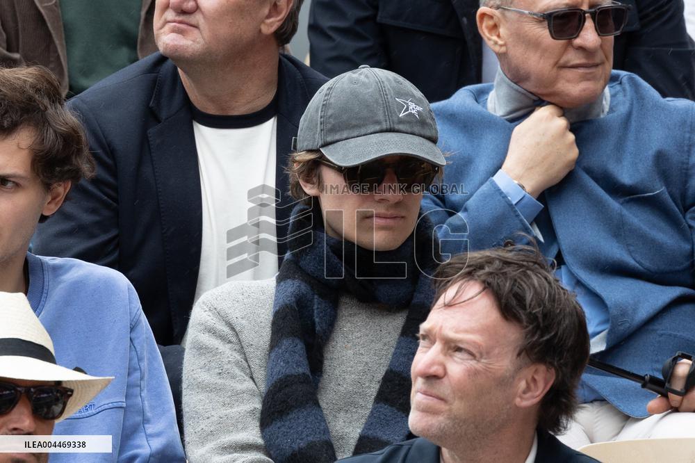 2025 French Open - Celebrities In Stand Day 3 NB