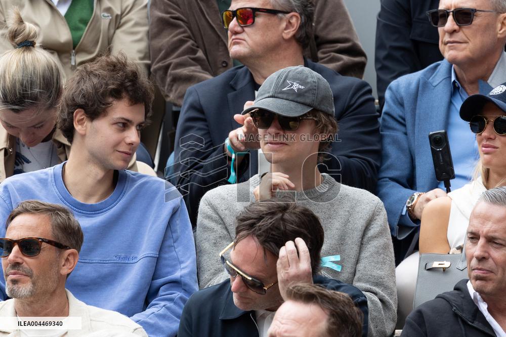 2025 French Open - Celebrities In Stand Day 3 NB