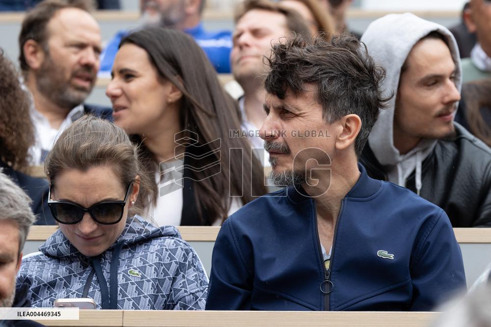 2025 French Open - Celebrities In Stand Day 3 NB