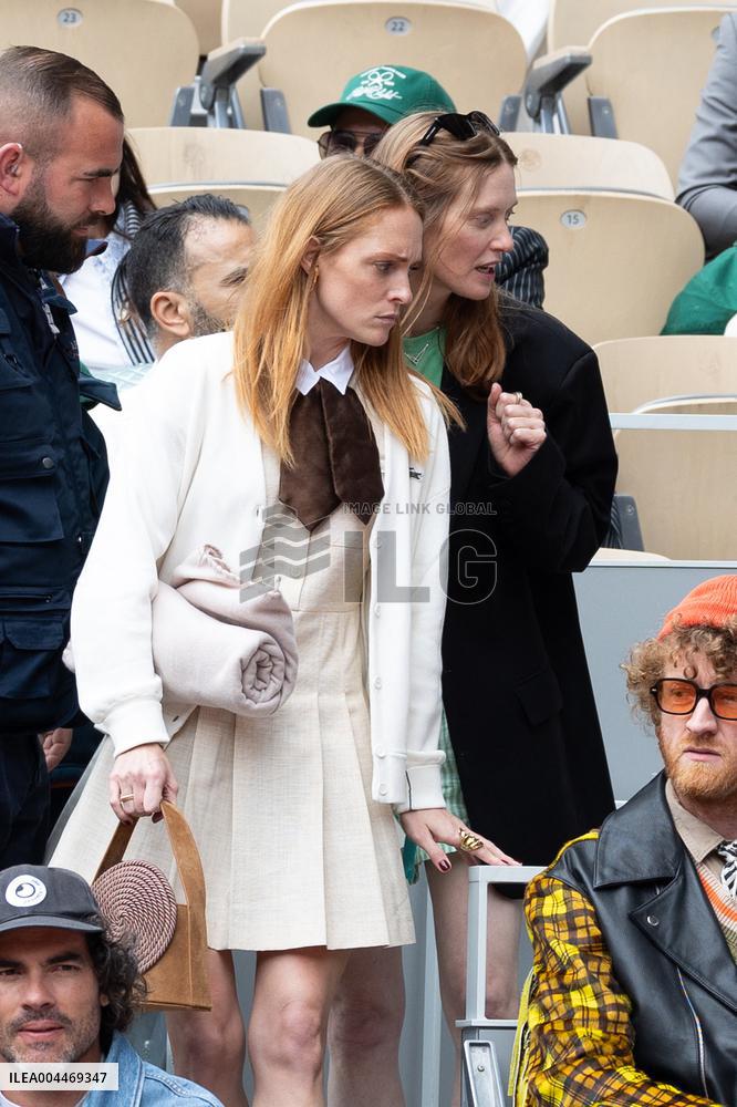 2025 French Open - Celebrities In Stand Day 3 NB