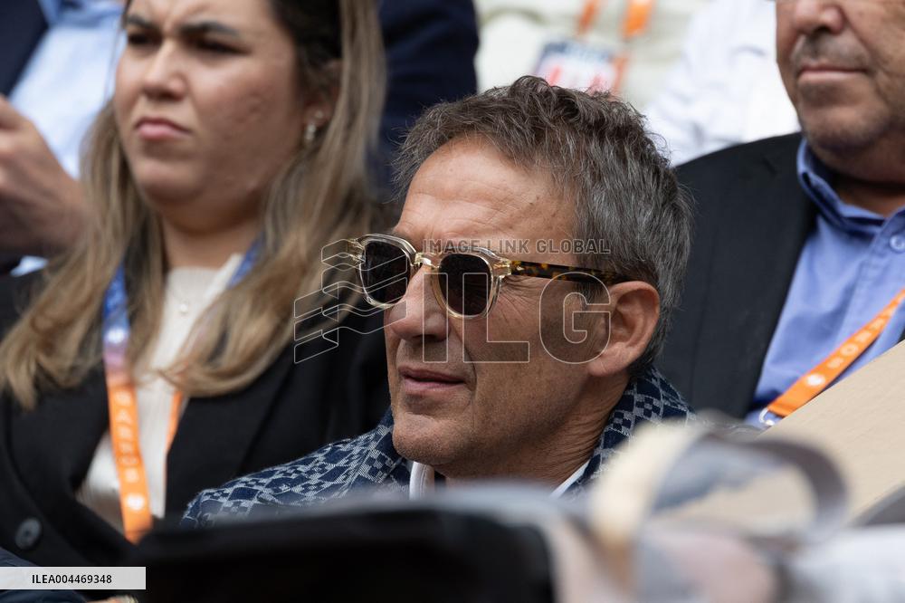 2025 French Open - Celebrities In Stand Day 3 NB