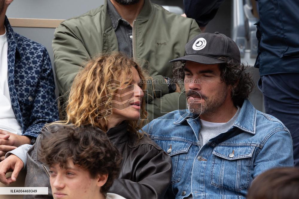 2025 French Open - Celebrities In Stand Day 3 NB