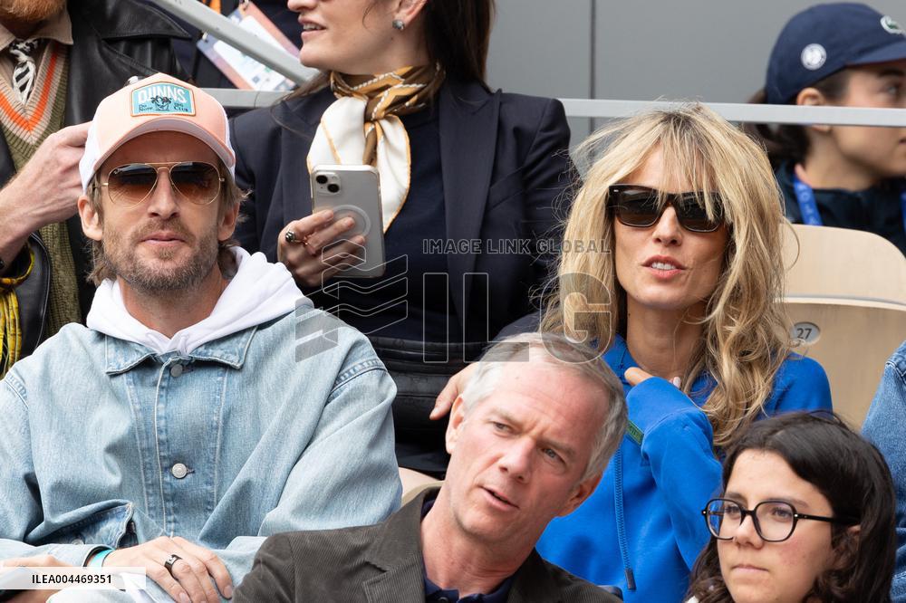 2025 French Open - Celebrities In Stand Day 3 NB