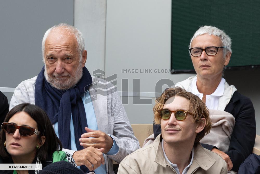 2025 French Open - Celebrities In Stand Day 3 NB