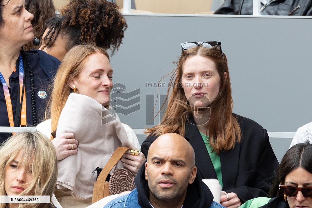 2025 French Open - Celebrities In Stand Day 3 NB