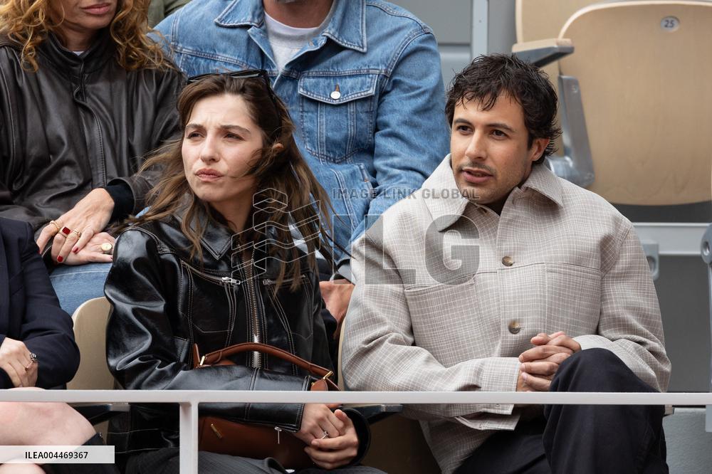 2025 French Open - Celebrities In Stand Day 3 NB