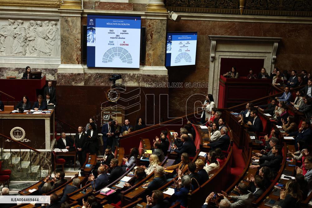 Debate on the bill on the right to assistance in dying at National Assembly - Paris