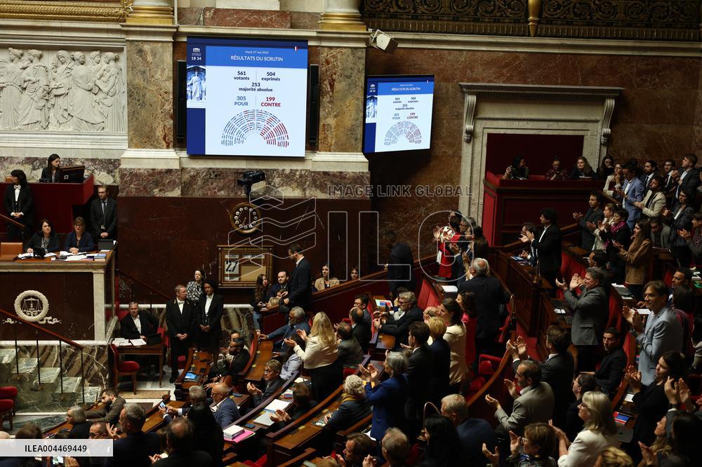 Debate on the bill on the right to assistance in dying at National Assembly - Paris