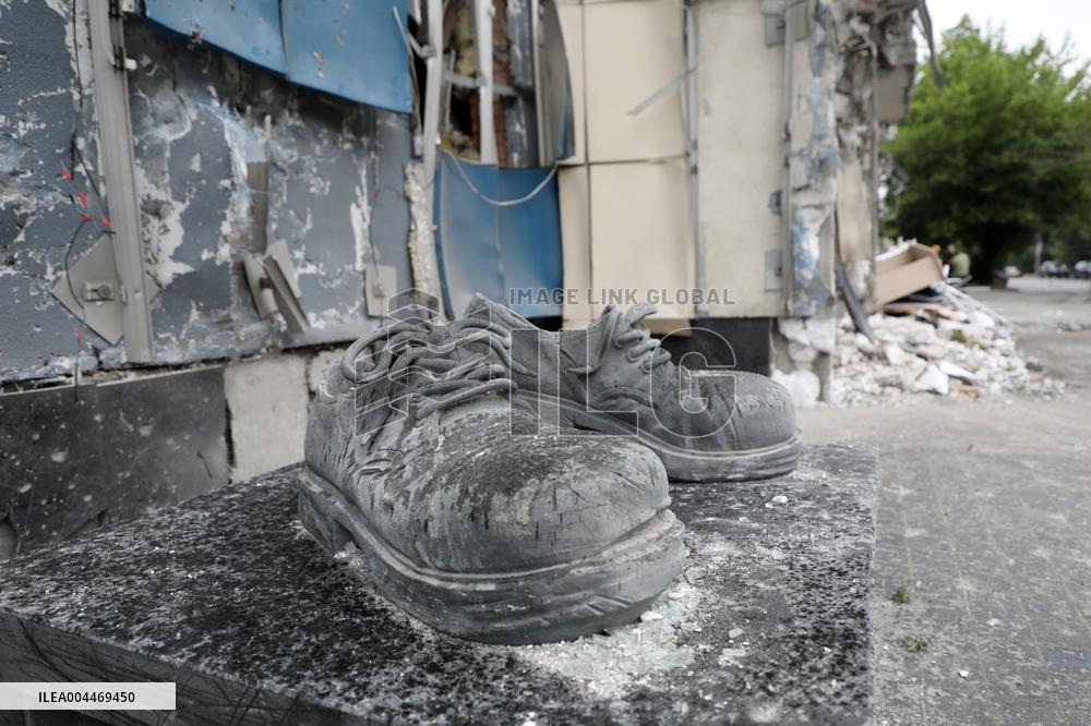 Impact of Russian overnight attack in Shevchenkivskyi district of Kyiv