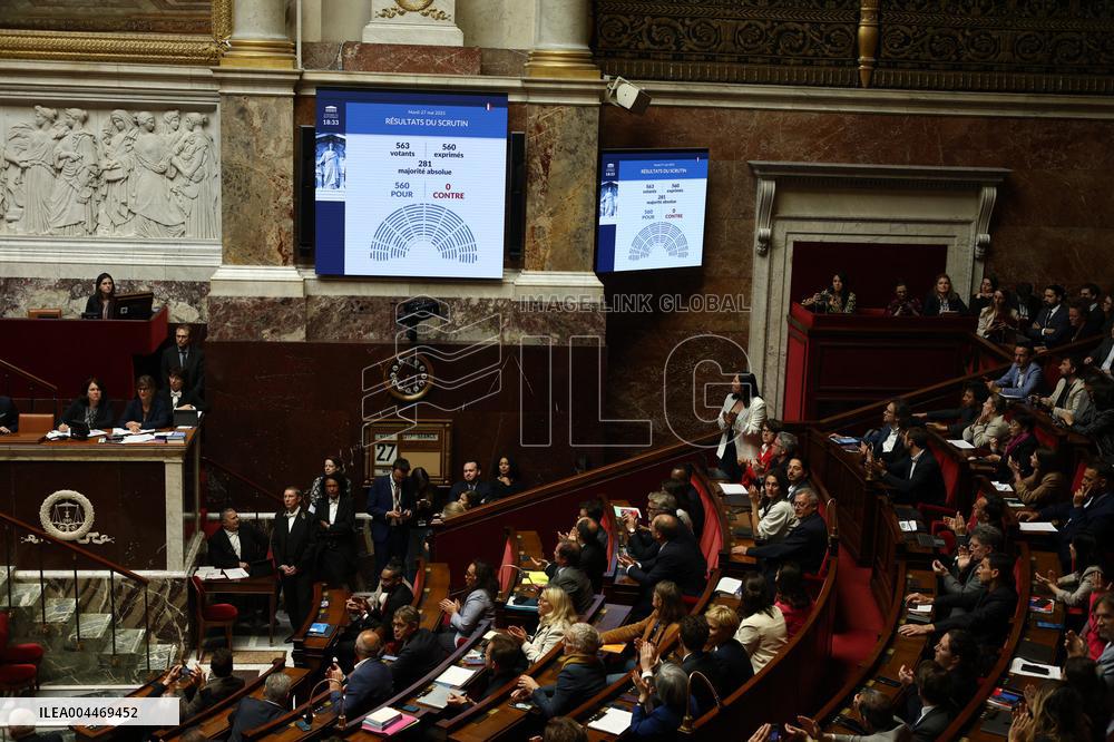 Debate on the bill on the right to assistance in dying at National Assembly - Paris