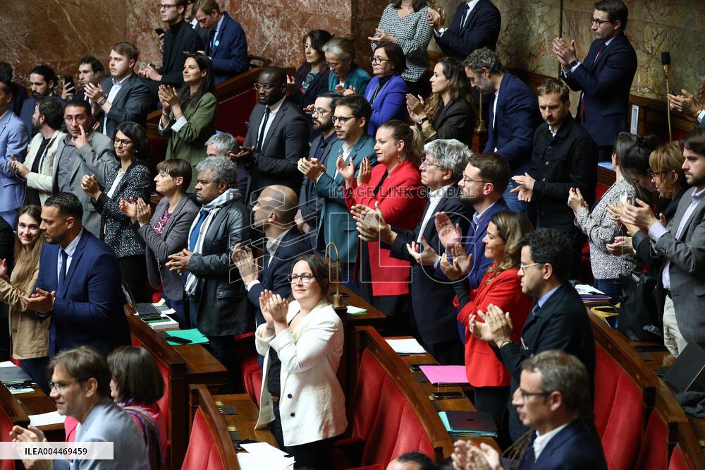Debate on the bill on the right to assistance in dying at National Assembly - Paris